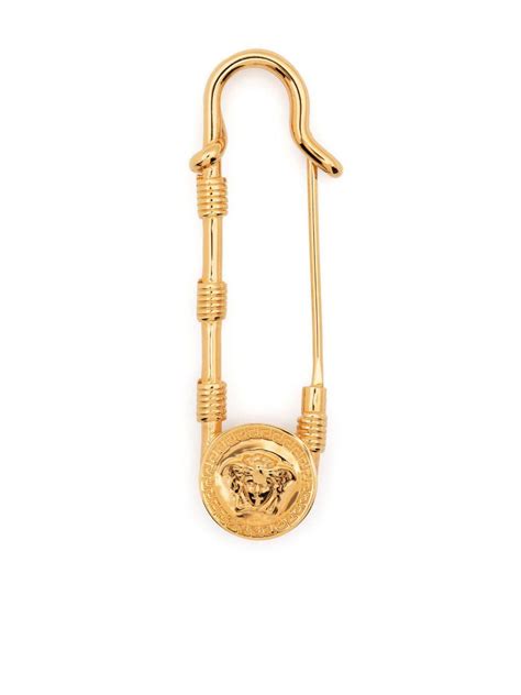 versace medusa brooch|Versace pin brooch.